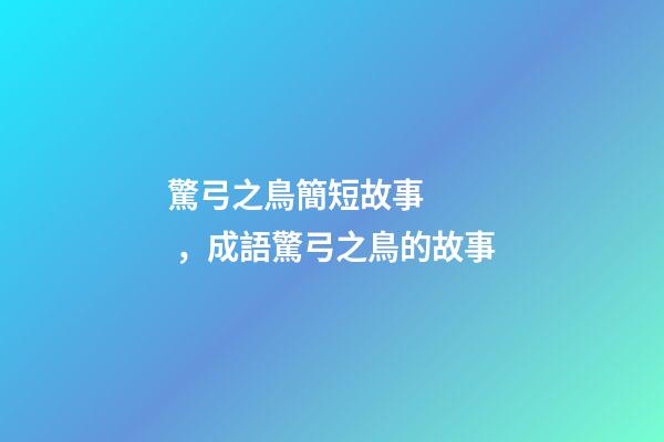 驚弓之鳥簡短故事，成語驚弓之鳥的故事-第1張-觀點-玄機派